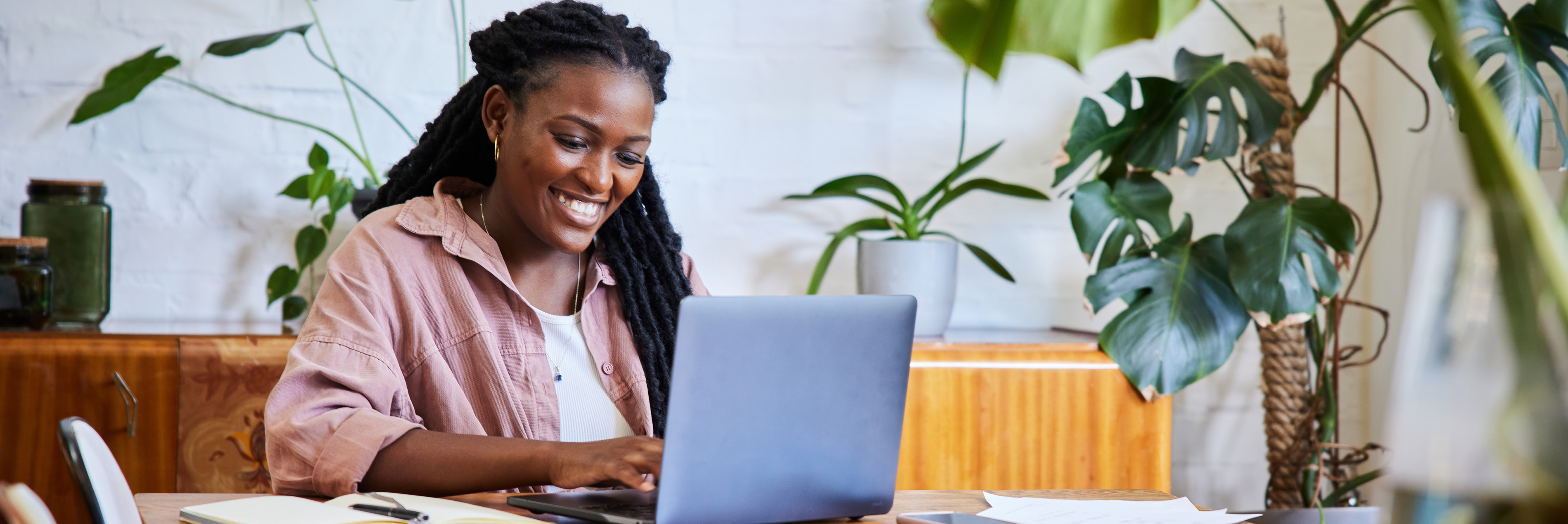 Woman on laptop