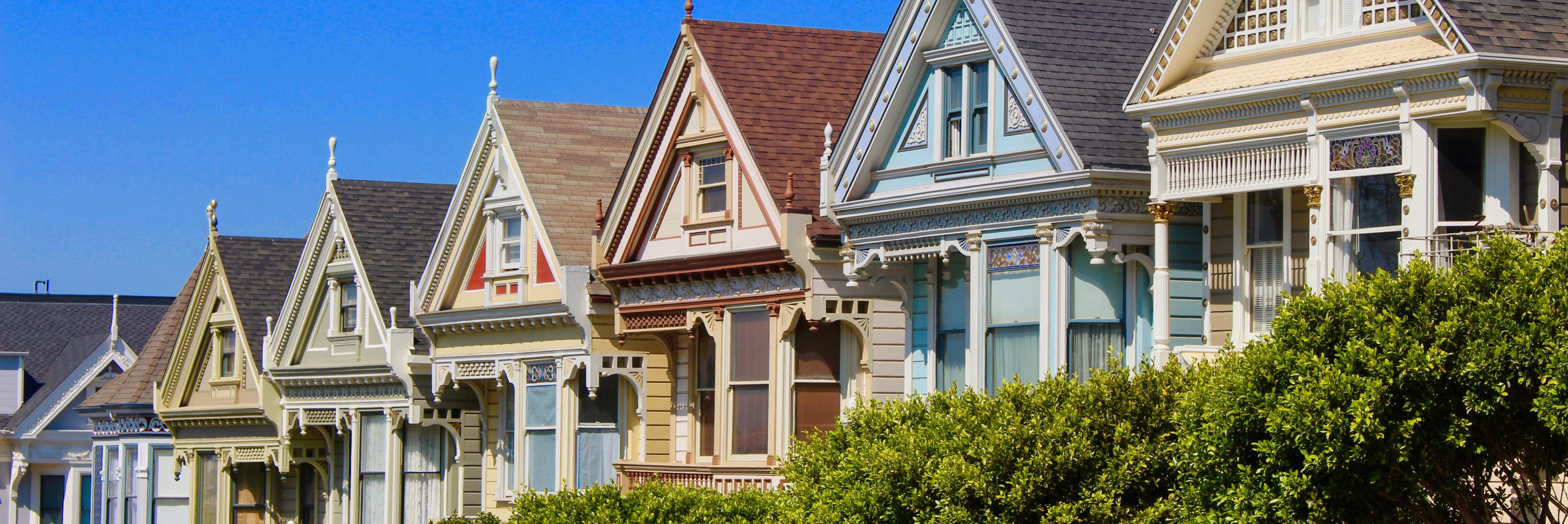 Painted ladies in San Francisco